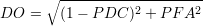 ∘ --------------------
DO = (1 - PDC )2 + P FA2